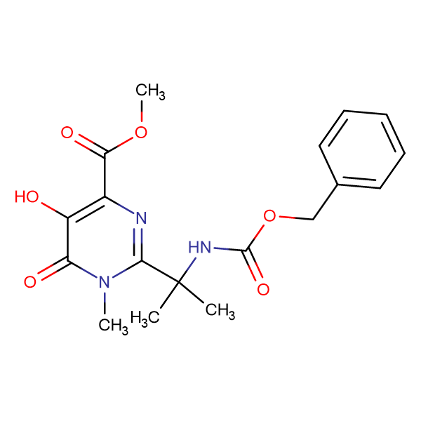 1,6-二氢-5-羟基-1-甲基-2-[1-甲基-1-[(苄氧基羰基)氨基]乙基]-6-氧代-4-嘧啶甲酸甲酯_888504-27-6