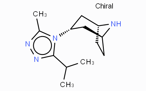 (1R,3s,5S)-3-(3-异丙基-5-甲基-4H-1,2,4-三唑-4-基)-8-氮杂双环[3.2.1]辛烷_423165-07-5