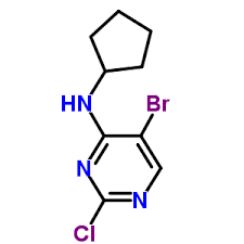 5-溴-2-氯-N-环戊基-4-嘧啶胺_733039-20-8